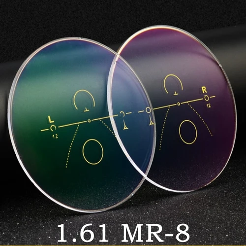Imagen 2 del producto YIMARUILI MR-8 MR-7 Ultra resistente HD asférico Anti-luz azul fotocromática gafas sin montura lente multifocal progresiva 1 par