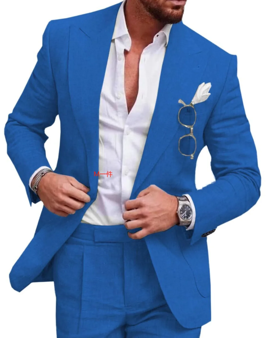 B535-Groom wedding engagement suit men's suit slim handsome dress men's formal suit British style two buttons