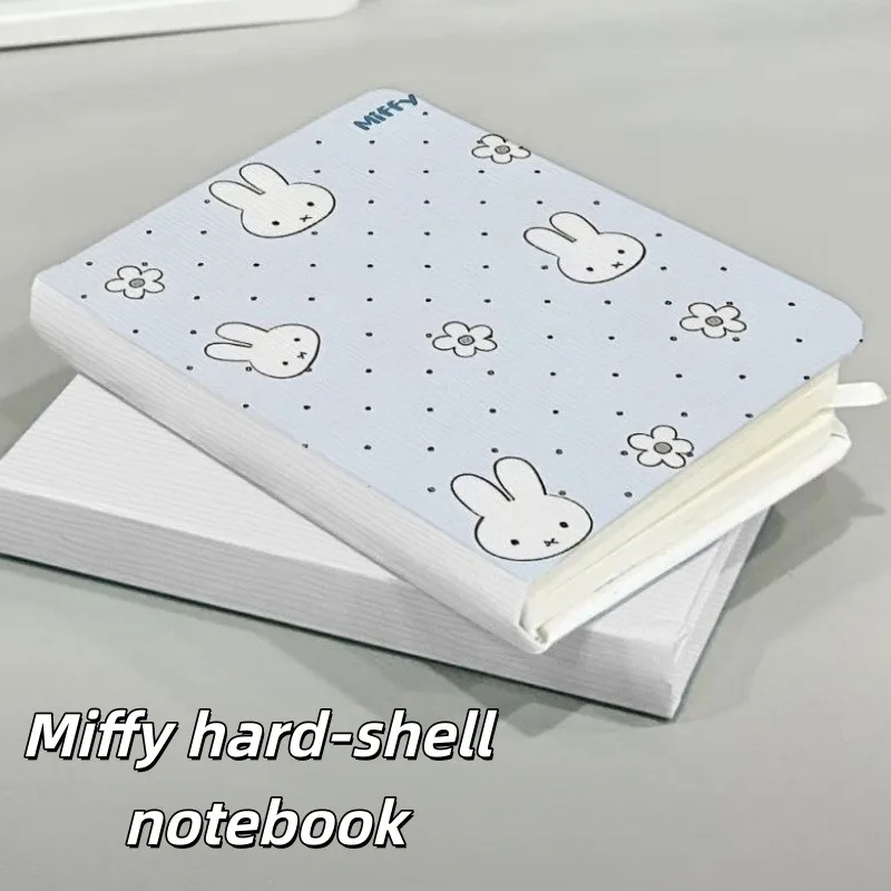 Carnet portable A7 bleu Miffy, mini bloc-notes de poche pour le vocabulaire et les notes rapides (également disponible en A5)