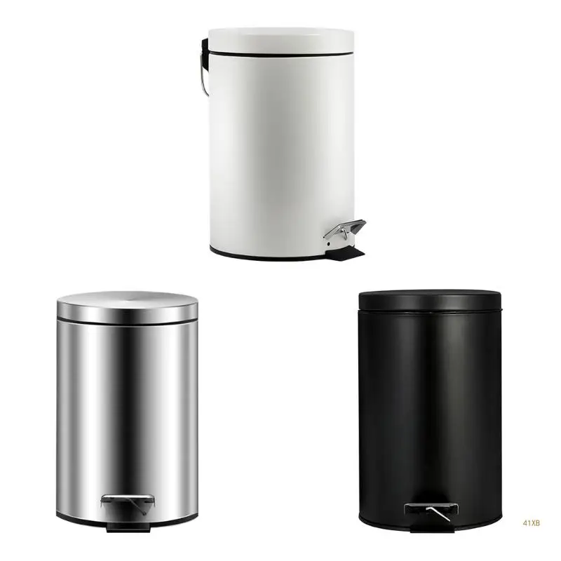 

41XB Rubbish Bin 3L Pedal Garbage Small Waste Bin for Home Use, Sealed Lid