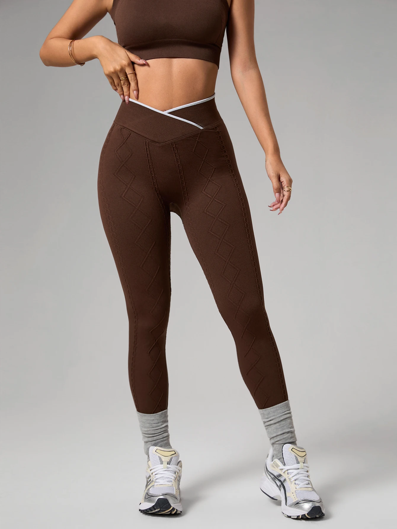 Frauen Leggings für Fitness Yoga Hosen Nahtlose Sport Strumpfhosen Scrunch Butt Gym Pantalones Workou Hohe Taille Elastisch