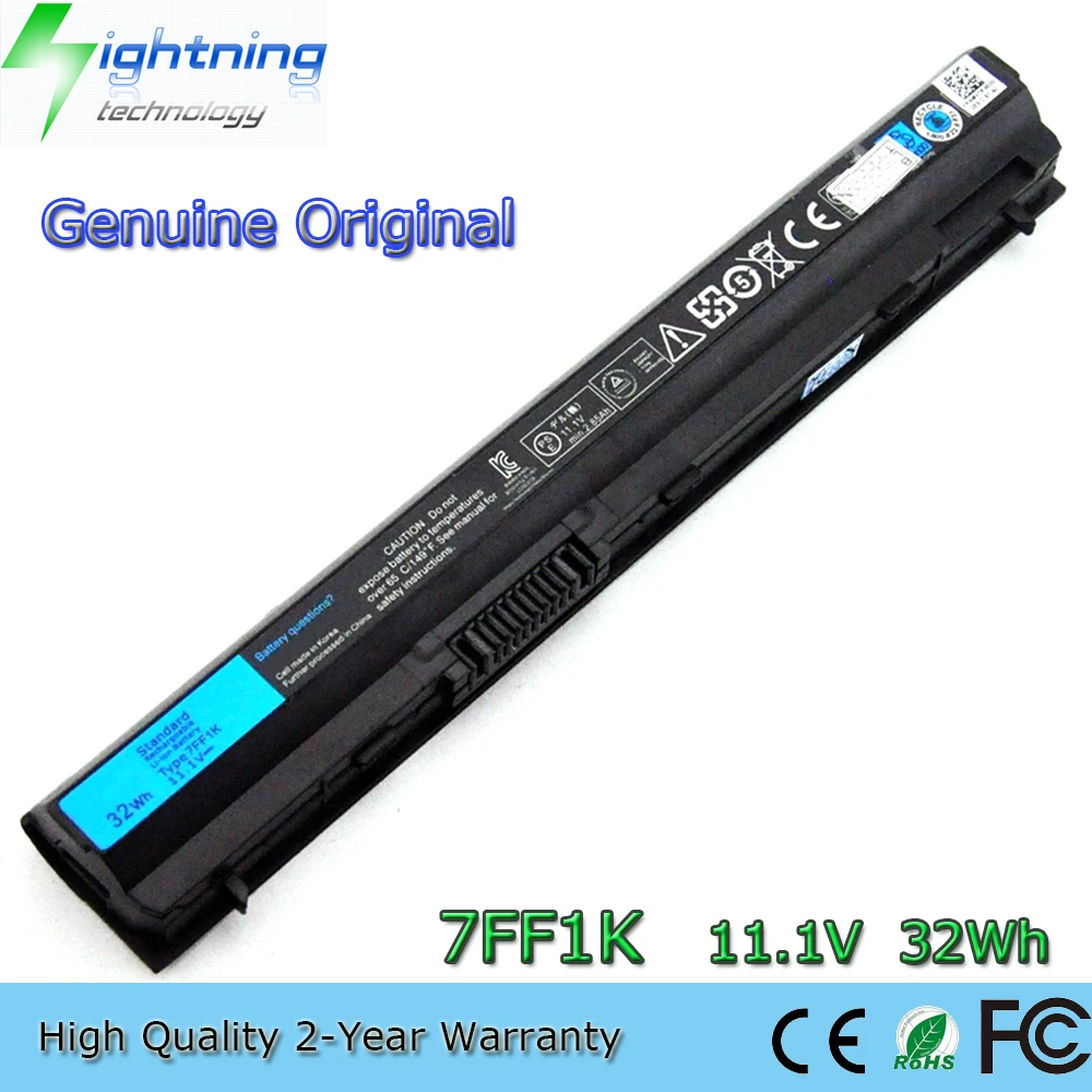 New Genuine Original 7FF1K 11.1V 32Wh Laptop Battery for Dell Latitude E6120 E6220 E6230 E6320 E6330 E6430s