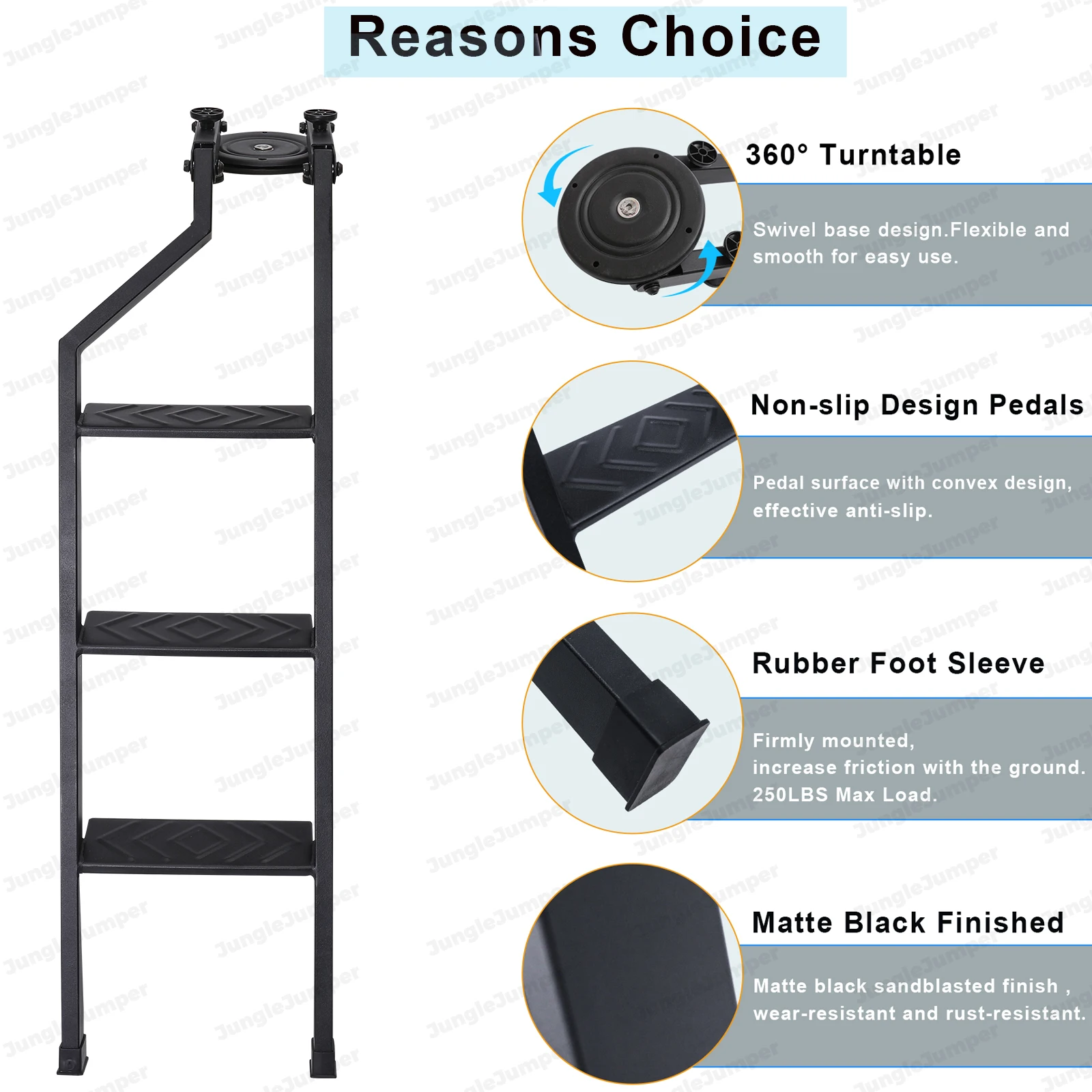 Universal Tailgate Ladder Step For Mitsubishi Triton 2006-2026 L200 Heavy Duty360° Rotated Foldable Fits Bed Heights 90cm 35Inch