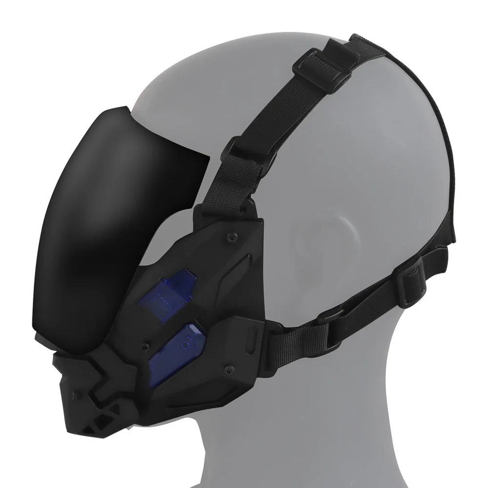 

Cyberpunk Gundam Style Paintball Hunting Protective Mask Full Face Cosplay Party Prop Gifts Mask