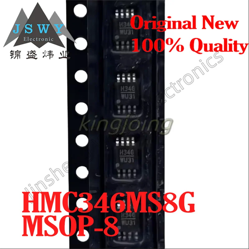 

(1/5PCS) HMC346MS8G HMC346MS8 H346 MSOP8 New original variable voltage attenuator chip spot delivery fast