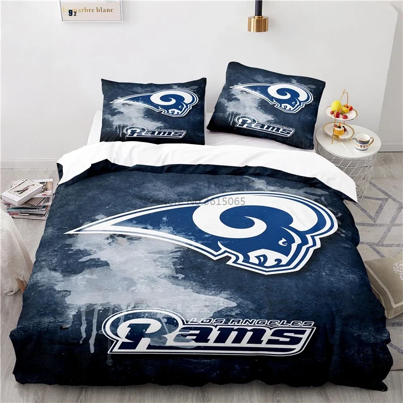 Popular 3d American Football Printed Duvet Cover Set Pillowcase Team Logo Bedding Sets Europe/Australia/USA Twin Queen King Size