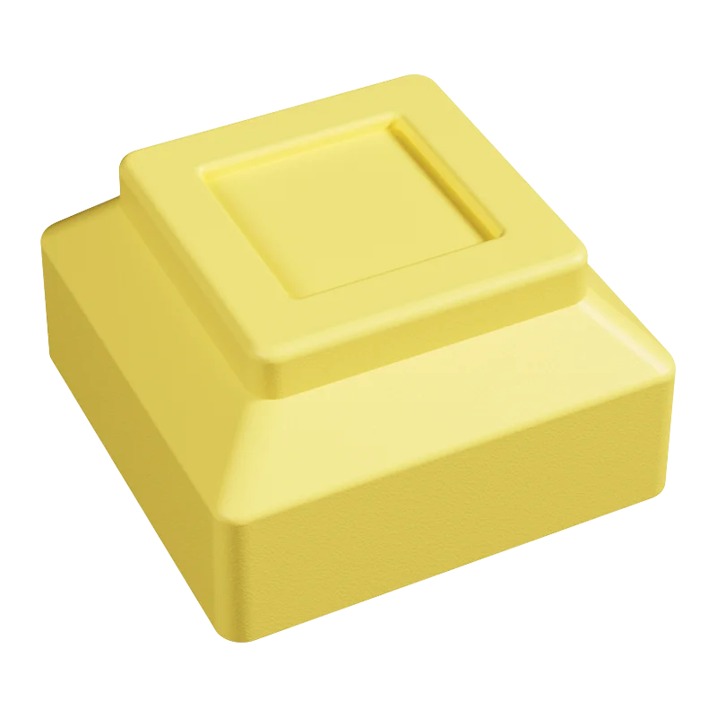Geometrische Cross-Axis Keycaps Gepersonaliseerde Unieke Design Toetsenbordtoetsenafdekkingen voor Mechanische Toetsenborden