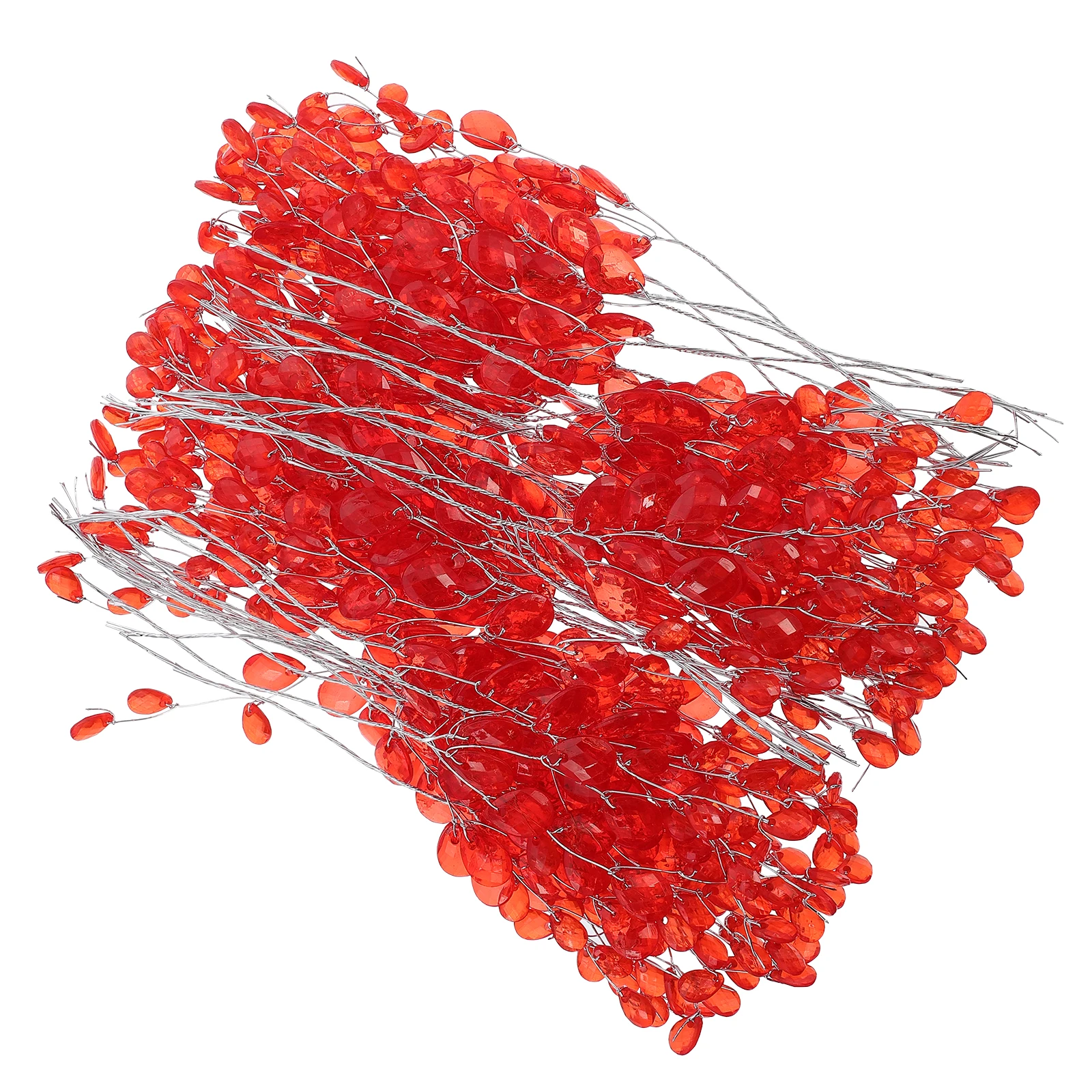 

50pcs Acrylic Flowers Diy Accessories Diy Accessories Wedding Party Decor Craft Beads For Bracelets Necklaces Garlands