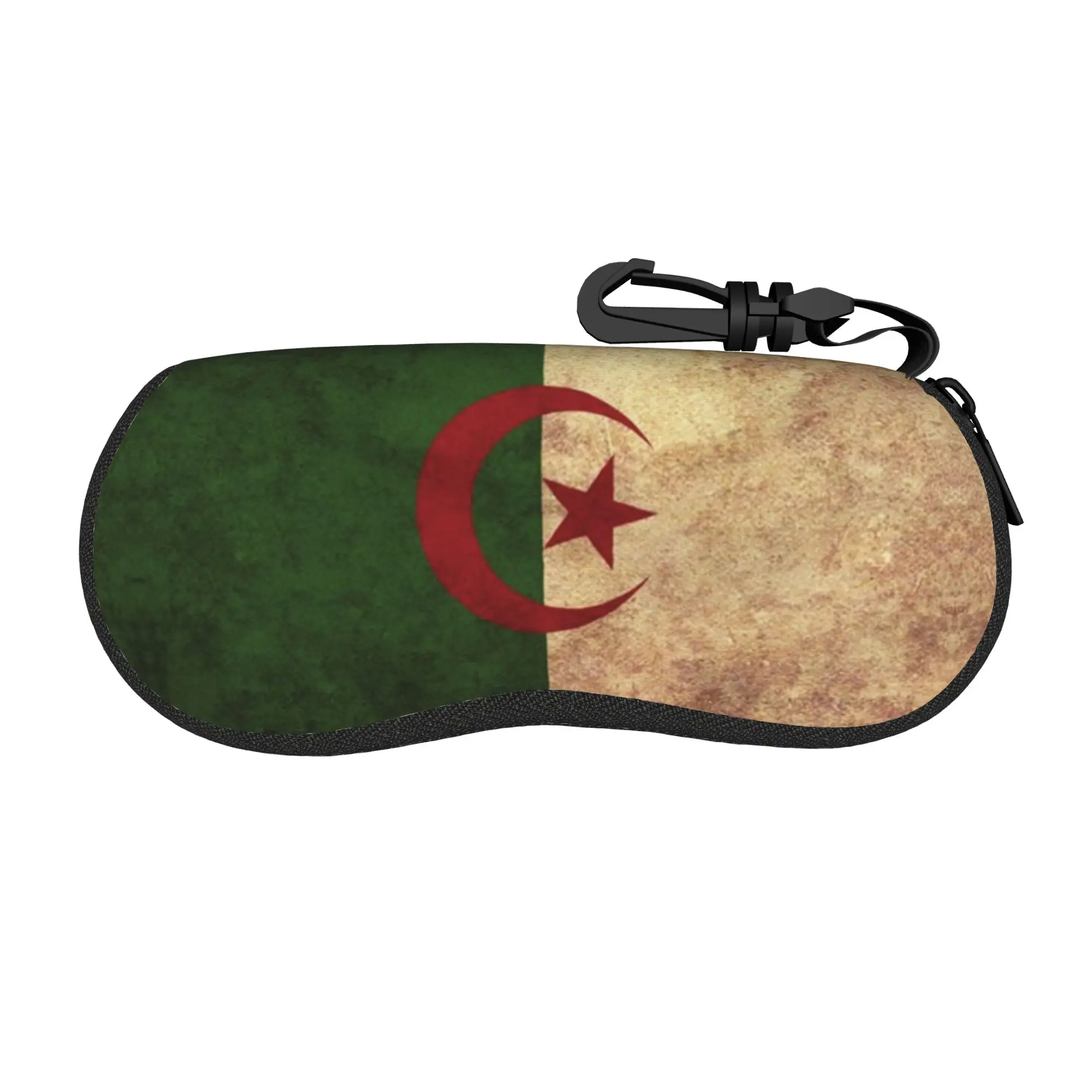 Flag Of Algeria Glasses Case Gifts For Fans  Box  Sunglasses Storage Box Protector Eyeglasses Box