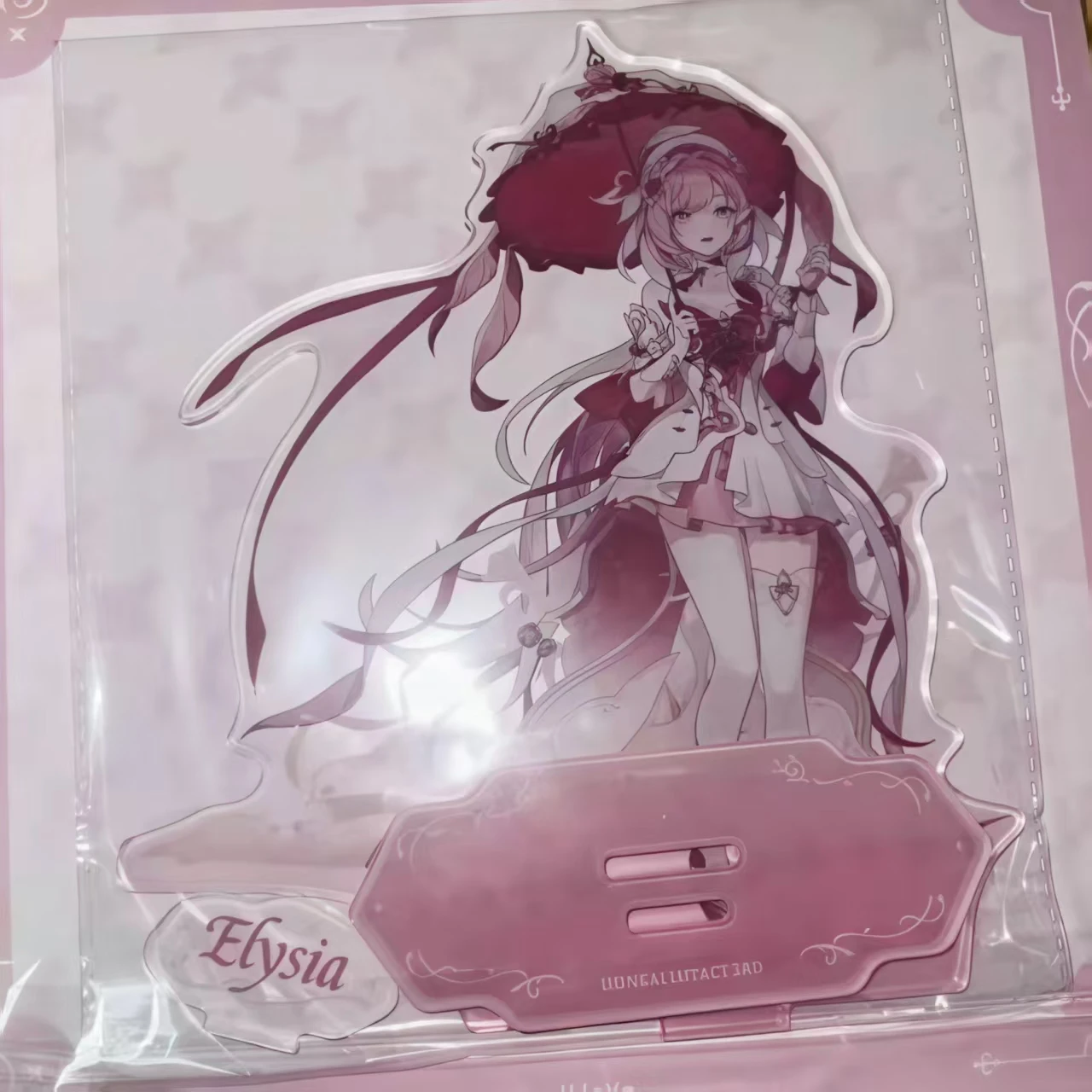 هونكاي إمباكت 3 فيتا إليسيا دانهنغ 7 مارس كوسبلاي أنيمي الشكل أكريليك علامة واقفة ملحقات سطح المكتب هدية الكريسماس #4