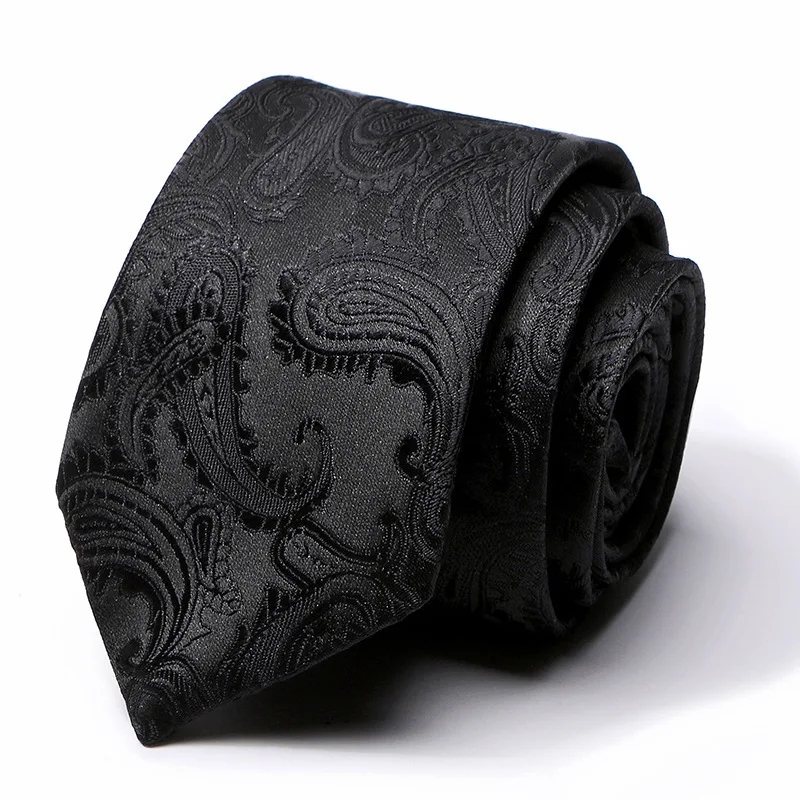 Fashion brand Designer 8CM Tie Men's Solid Color stripes Upscale Business Wedding party shirt Tie Suit accessories