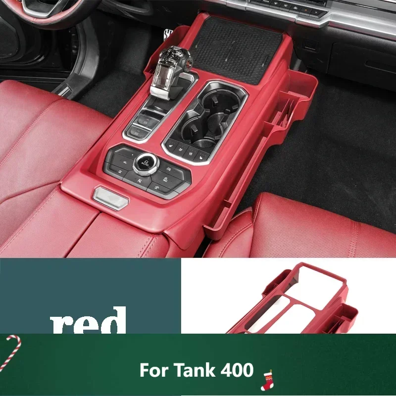 

New! For WEY GWM Tank 400 2023 2024 Central Control Gear Storage Box Multifunctional Storage Box Interior Modification Supplies