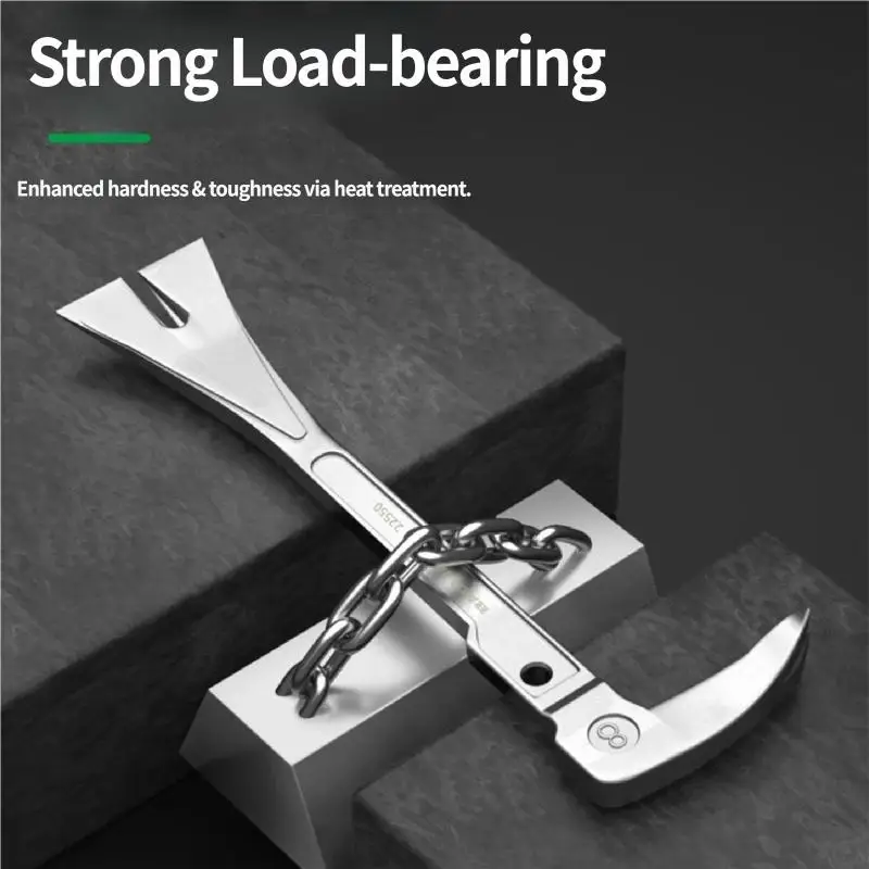 Professional Steel Paws Hammer And Pry Bar Set For Woodworking With Ergonomic Grip And Nonslip Handle D2RD
