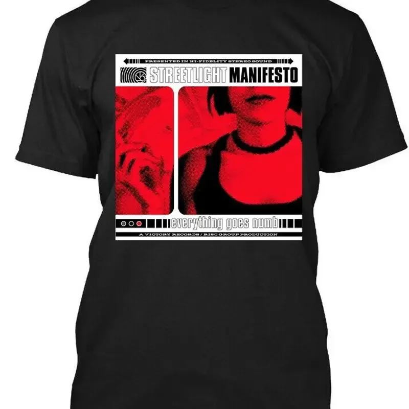 New Streetlight Manifesto Everything Goes Numb American Retro T Shirt S 4XL