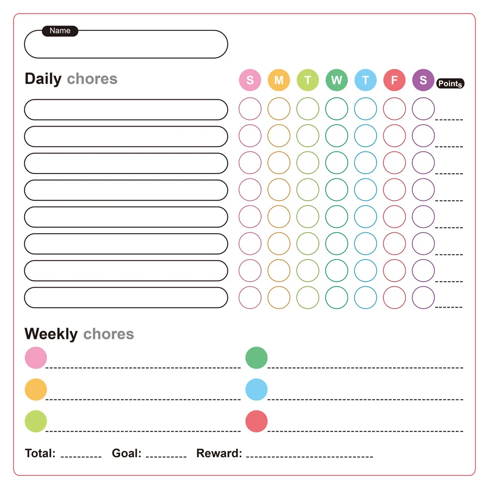 Magnetic Sticker Calendar Refrigerator Sticker Weekly Plan Monthly Calendar Can Be Erased Family Message Board