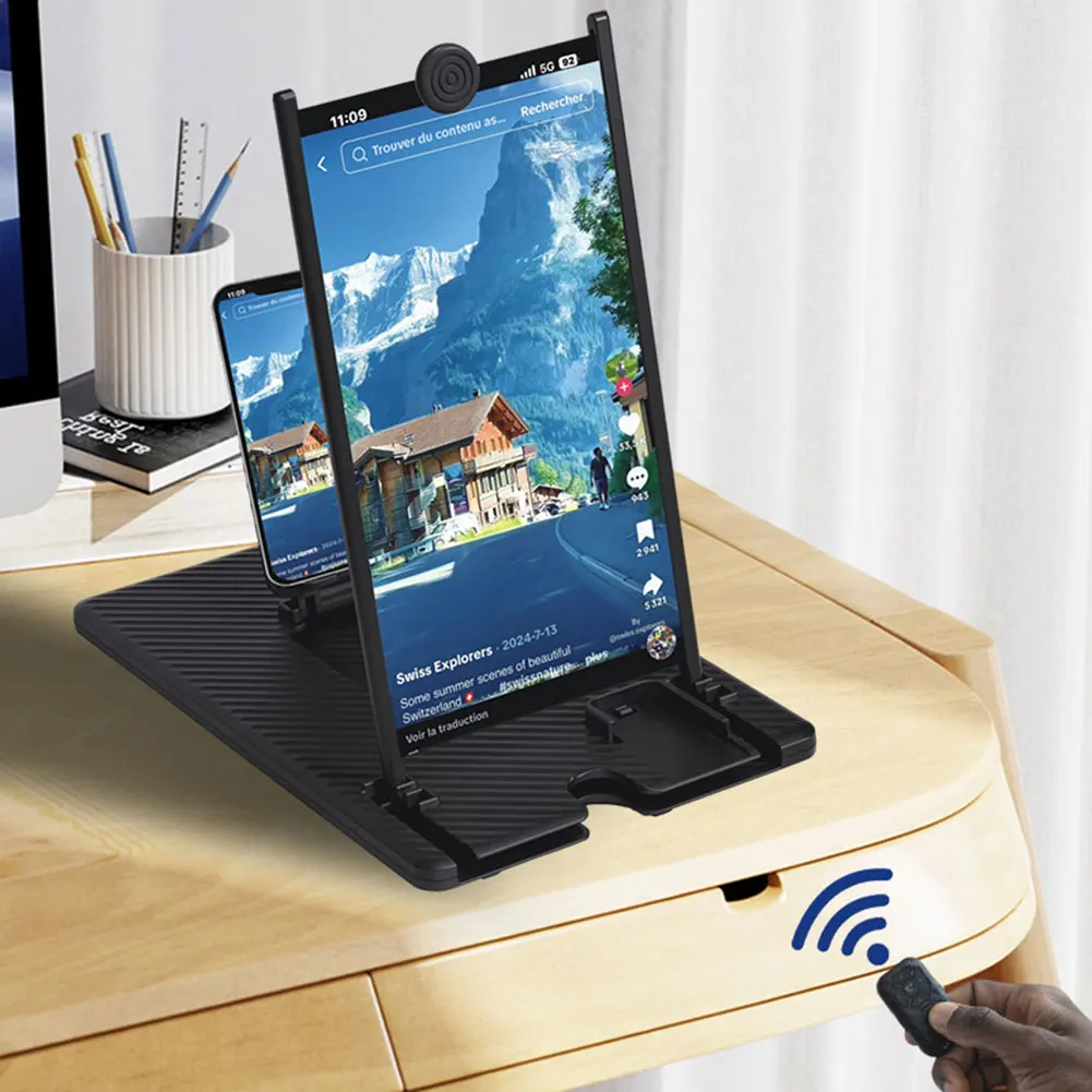 

Усилитель экрана смартфона, портативный выдвижной HD-проектор для экрана сотового телефона, выдвижной увеличитель видео в кино для игр