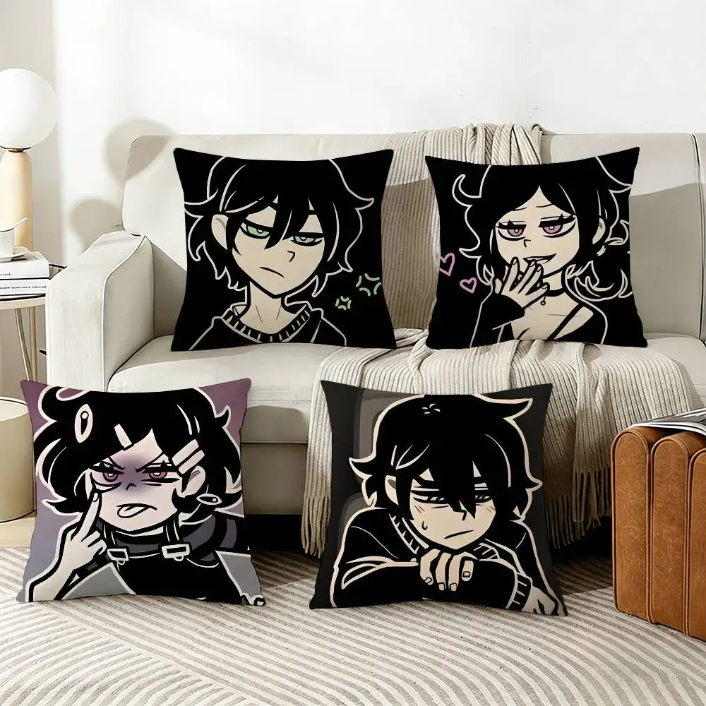 

TCOA-The Coffin Of A-Andy And Leyley Various Sizes Square Pillow Case For Car Home Bedchamber Decor