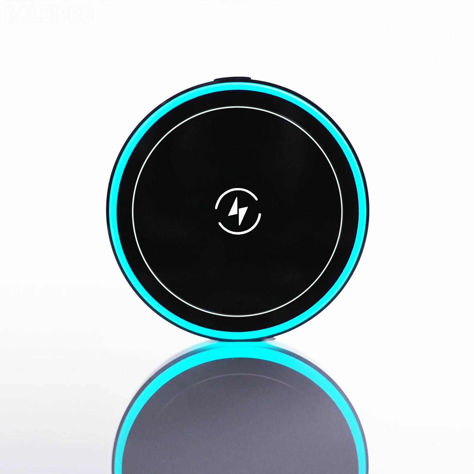 حامل هاتف مغناطيسي للسيارة 15 وات شاحن لاسلكي مغناطيسي للهاتف جبل RGB LED أضواء Magsafe شاحن آيفون وسامسونج وشاومي