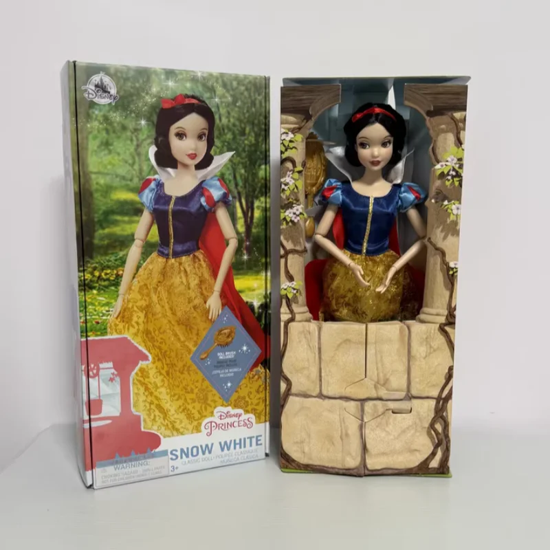 

Новая официальная классическая кукла принцессы Эльзы Аннабель Диснея, кавайная коллекционная аниме-фигурка для девочек, декор на день рождения, игрушка в подарок