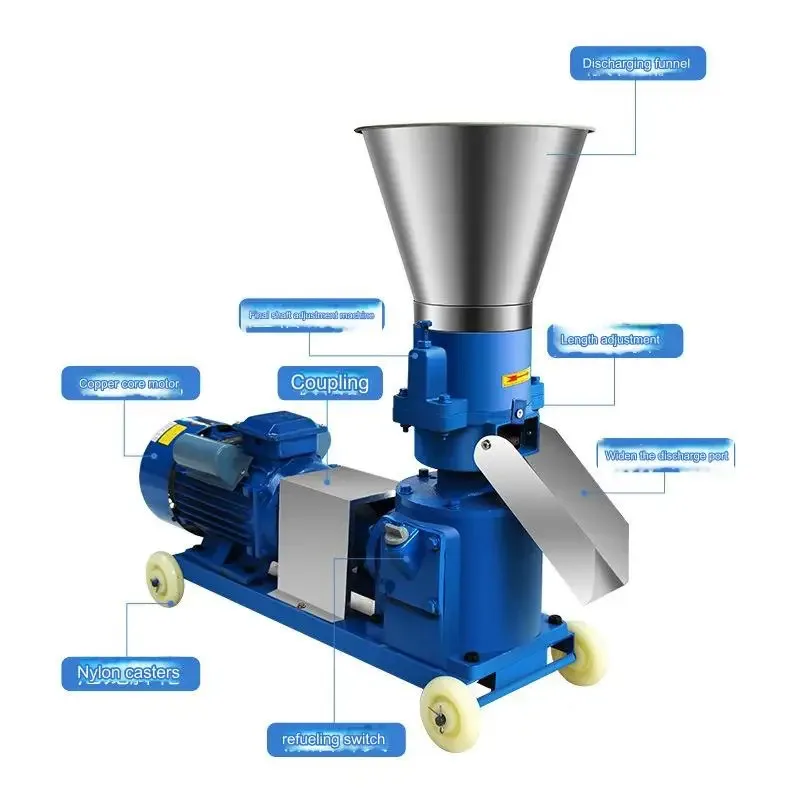 China Factory Supply Used Cattle Mill Myanmar Pellet Machine Of Animal Feed For Kenya