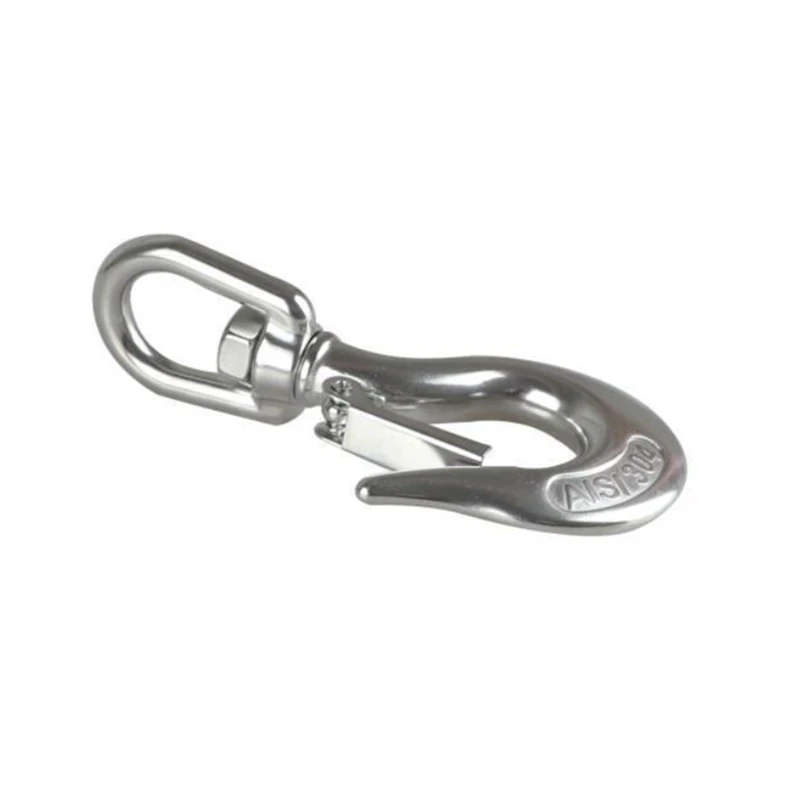 Stainless Steel Swivel Shackle Release Boat Anchor Chain Eye Shackle Swivel Snap Hook For Marine Architectural Durable 1500Kg