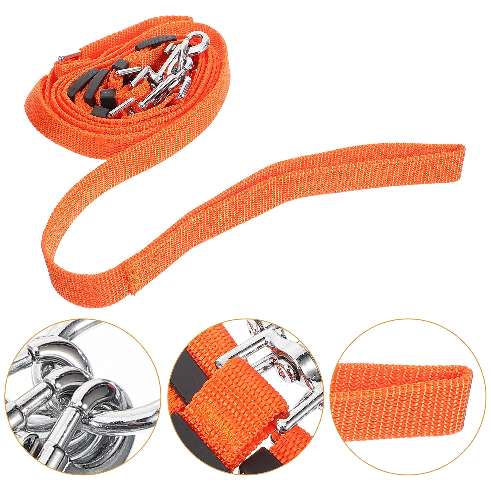 One to Three Pet Leash PP Webbing Traction Rope Soft Lightweight Dog Walking Leash Training Rope for Running Outdoor Dogs