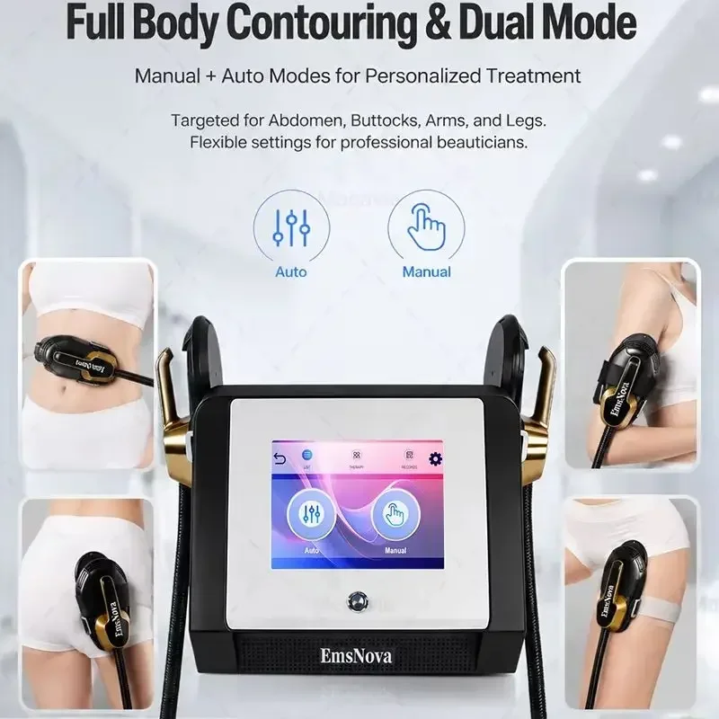 EMS Removal Excess Fat RF HIEMT 6500W Body Shaper Machine Professional Fat Removal Muscle Trainer Portable Slimming Safe Home