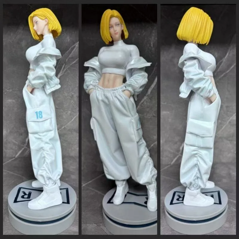 

27cm Dragon Ball 18 Artificial Human Female Charming Figure Model Ornament Anime Peripheral Ornament Gift