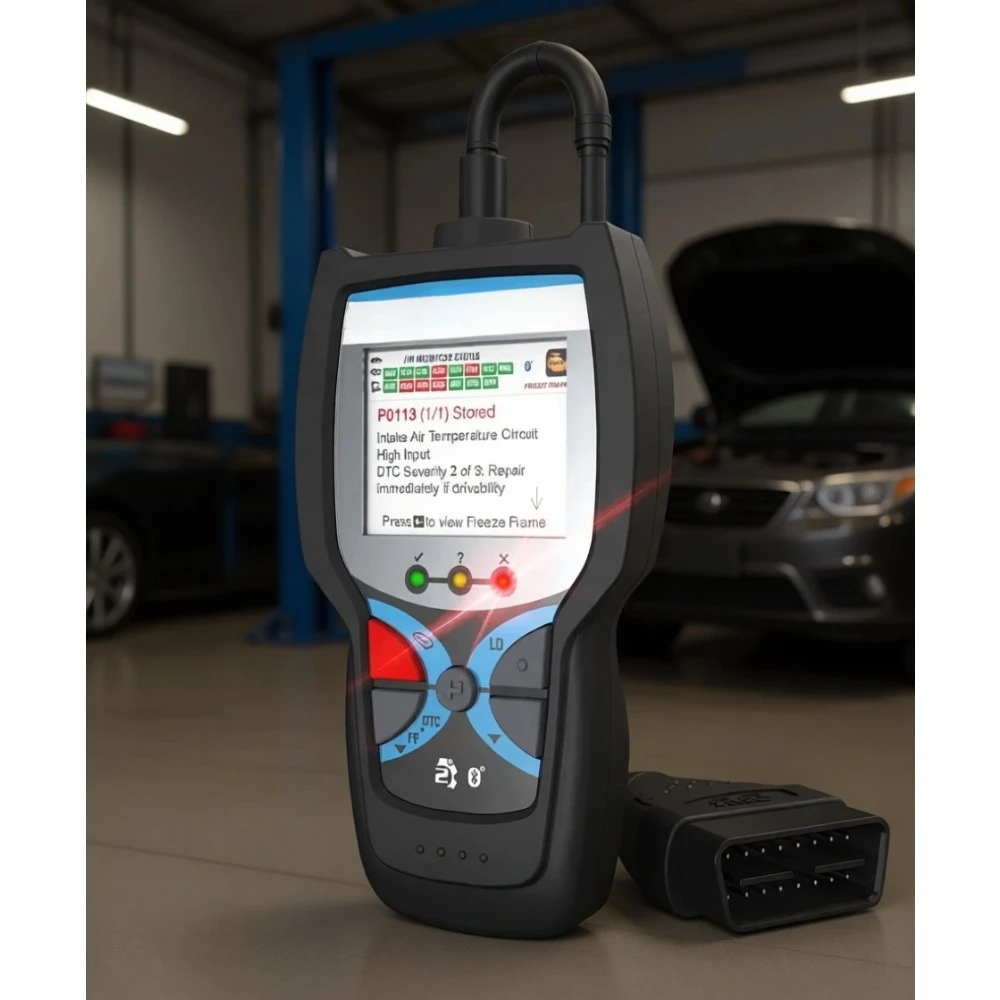 

Диагностический сканер Bluetooth OBD2, сбрасывающий ошибки Check Engine Light, совместим со всеми автомобилями 1996 года выпуска и новее.
