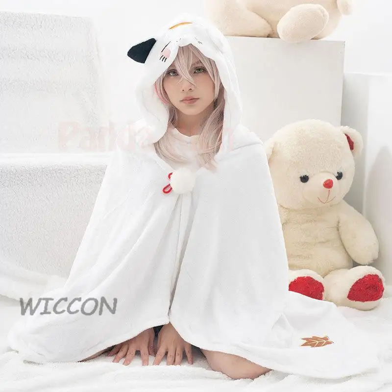 Genshin Impact Tighnari Scaramouche Xiao Kaveh Kaeya Venti Hutao Lyney Fleece Hoodie Blankets Cloak Cape Pajamas Cosplay Costume