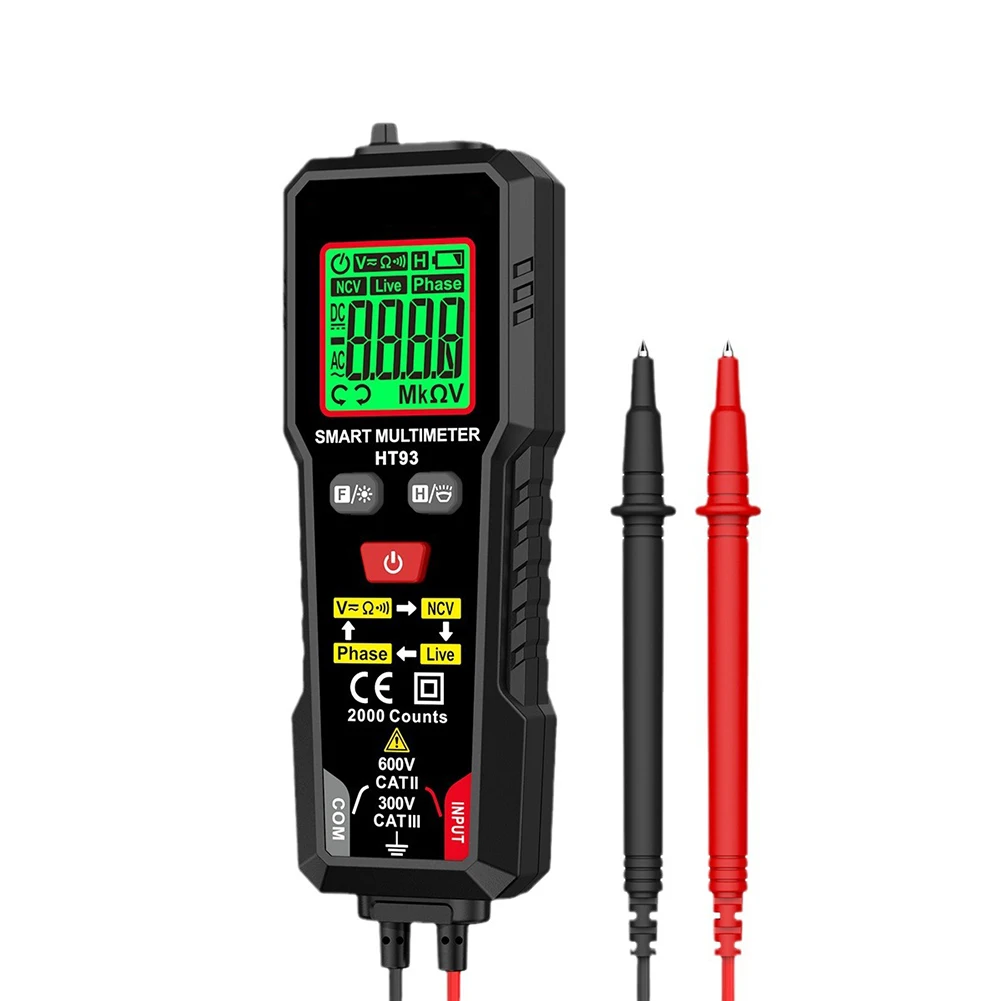 Smart HT93 Multimeter with Robust Design Offering Auto Power Off Feature to Save Energy During Non Usage Periods