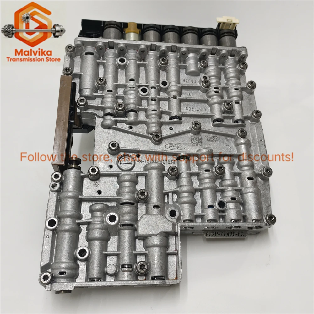 

6R80 Transmission Valve Body With Control Module Lead Frame AL3P7A101CA/AL3Z7G276A/AL3P-7Z490-BA Fits Ford F150 2011-Up