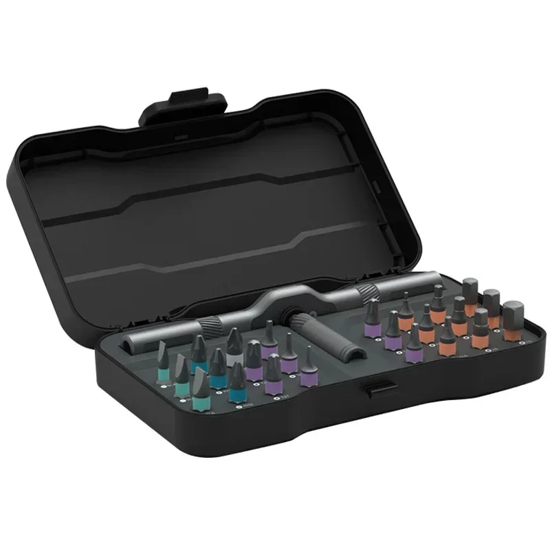 

RS1 Ratchet Screwdriver Set 24 in 1 Multi-function S2 Steel Household Wrench Screwdriver Tool Combination Set