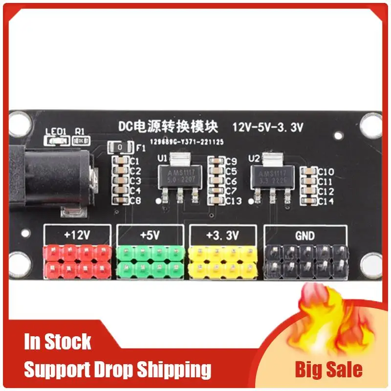 Mejores OFERTAS Módulo de conversión de voltaje de salida multicanal Módulo de conversión de voltaje 3,3 V 5V 12V