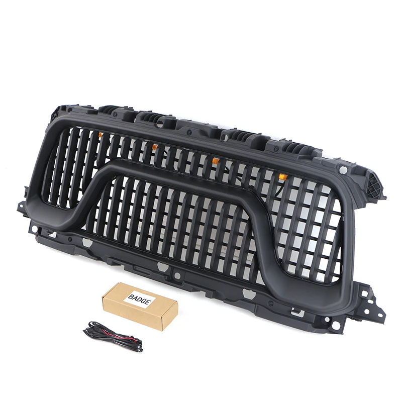 2019-2023 New Auto Parts Other Exterior Accessories Front Grille Matte Black Grille With Light Fits for RAM 2500