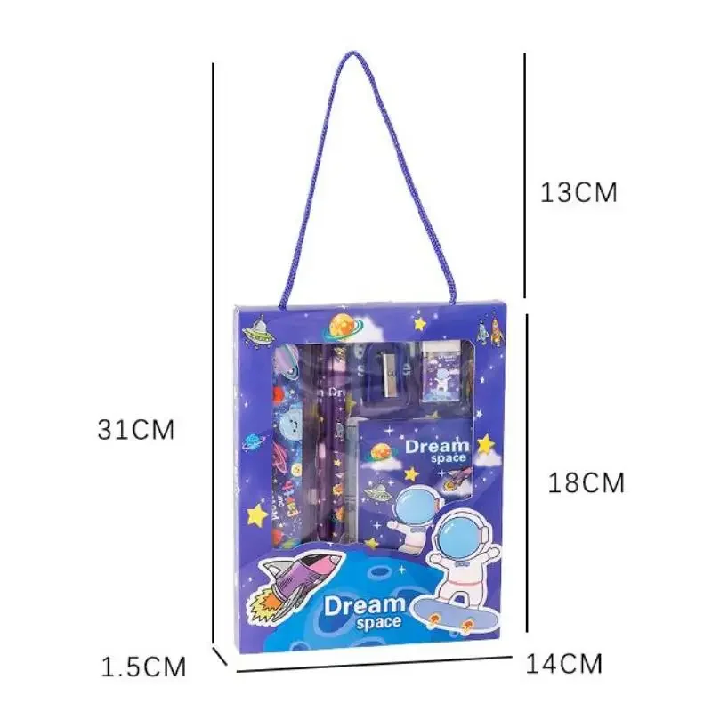 6 قطعة/المجموعة لطيف الكرتون كابيبارا قلم رصاص القرطاسية مجموعة Kawaii ممحاة براية أقلام الأطفال طالب لوازم مكتبية