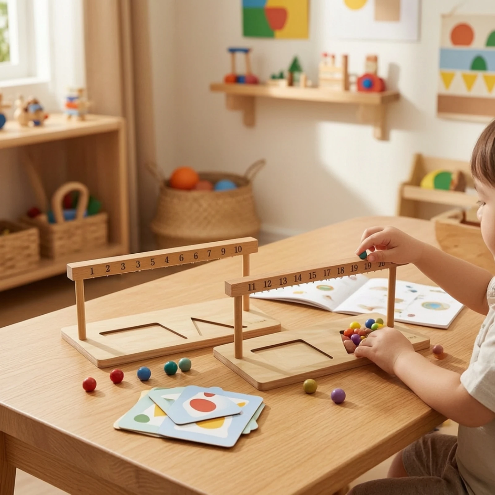 Set di 2 Supporti in Legno per - Abacus Counting Bead recensione e prezzo