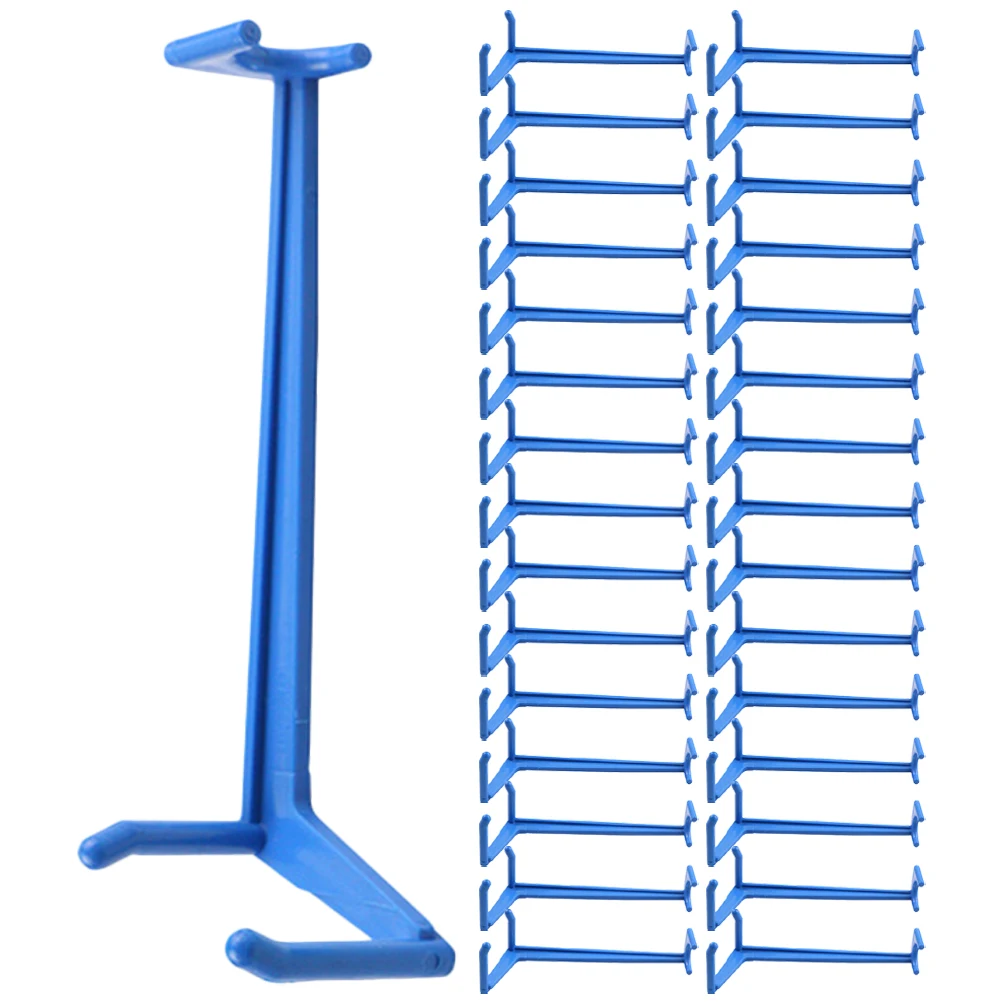 

50 Pcs Blue Large Tree Branch Spreader Plant Bender Clips Fruit Stem Trainer Gardening Tools Resin Shaping Accessories For Trees