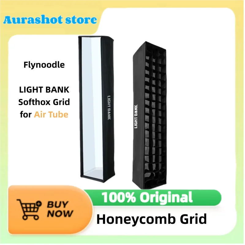 Flynoodle Honeycomb Grid Softbox dengan Diffuser untuk lampu fotografi peralatan studio Tabung Udara