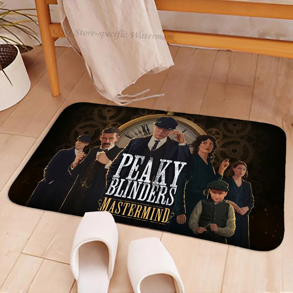 1pc P Peaky Blinders tappetino zerbini tappetino per la casa tappetino per piedi tappetini assorbenti per il bagno tappetini antiscivolo decorazioni