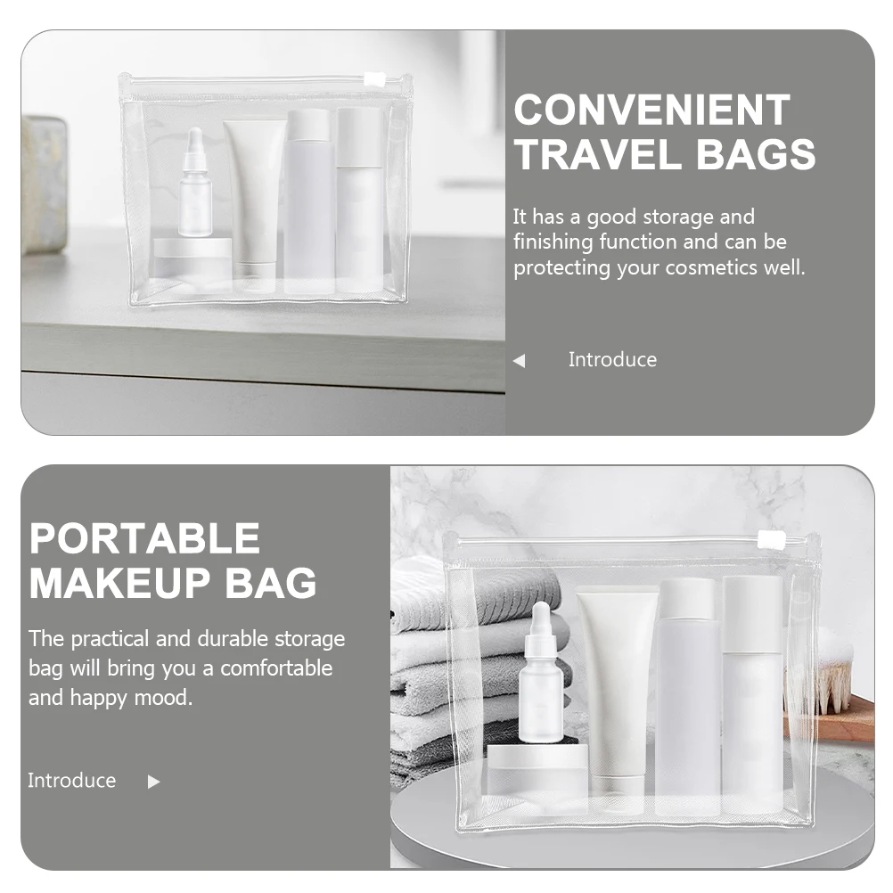 

6 Pcs Cosmetics Storage Bag Compact Travel Organizer Toiletry Multi-function Bags Handheld Daily Use