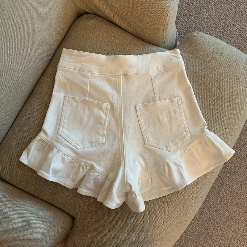 블랙 2025 미니 스커트 여성 Y2K 여름 스윗 프레피 캐주얼 숏 스커트 한국 하이웨이스트 폴드 A라인 스커트