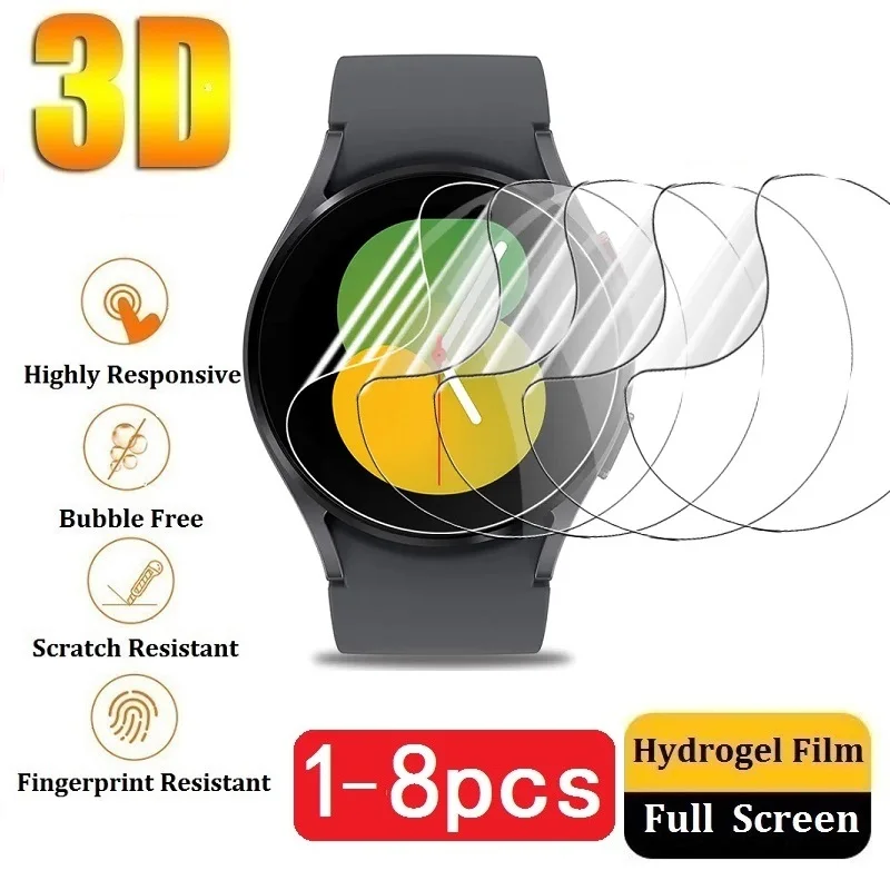 

For Samsung Galaxy Watch 6 5 4 44MM/40MM Screen Protector Protective Film for Samsung Watch 4/6 Classic 42/46/43/47MM Film Foil