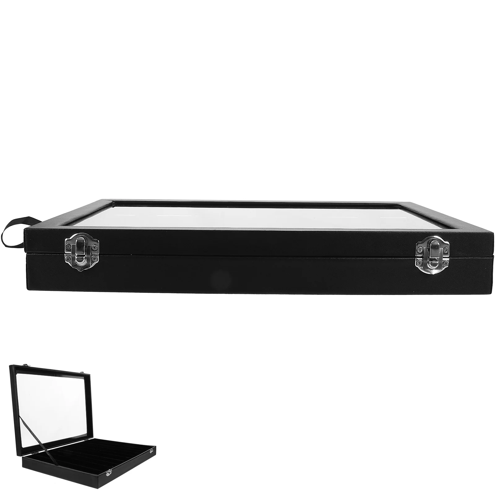 

Acrylic Jewelry Box Organizer Storage Case With Lid Lightweight Portable Design For Travel Bedroom Stackable Trinket Box