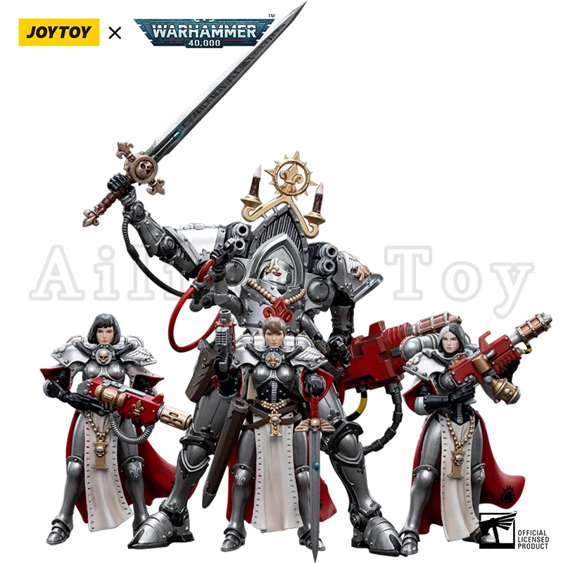 

JOYTOY 1/18 Action Figure 40K Battle Sisters Order Of The Argent Shroud Anime Military Model Free Shipping