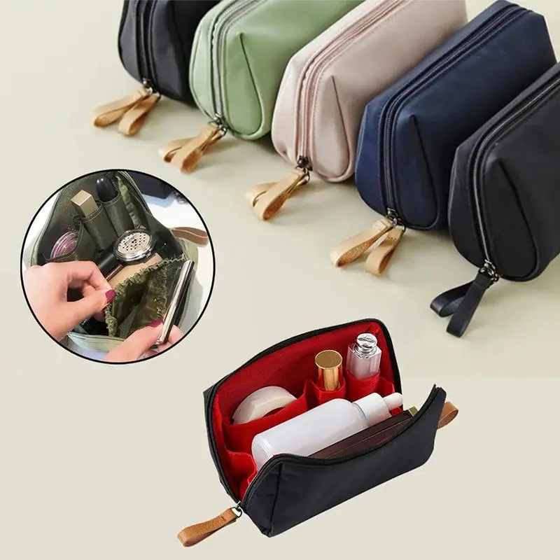 Hand Bag Cosmetics Storage Bags Women Stylish Simple Mobile Phone Makeup Bags Lipstick Clutch Holder Travel Wash Toiletry Bag