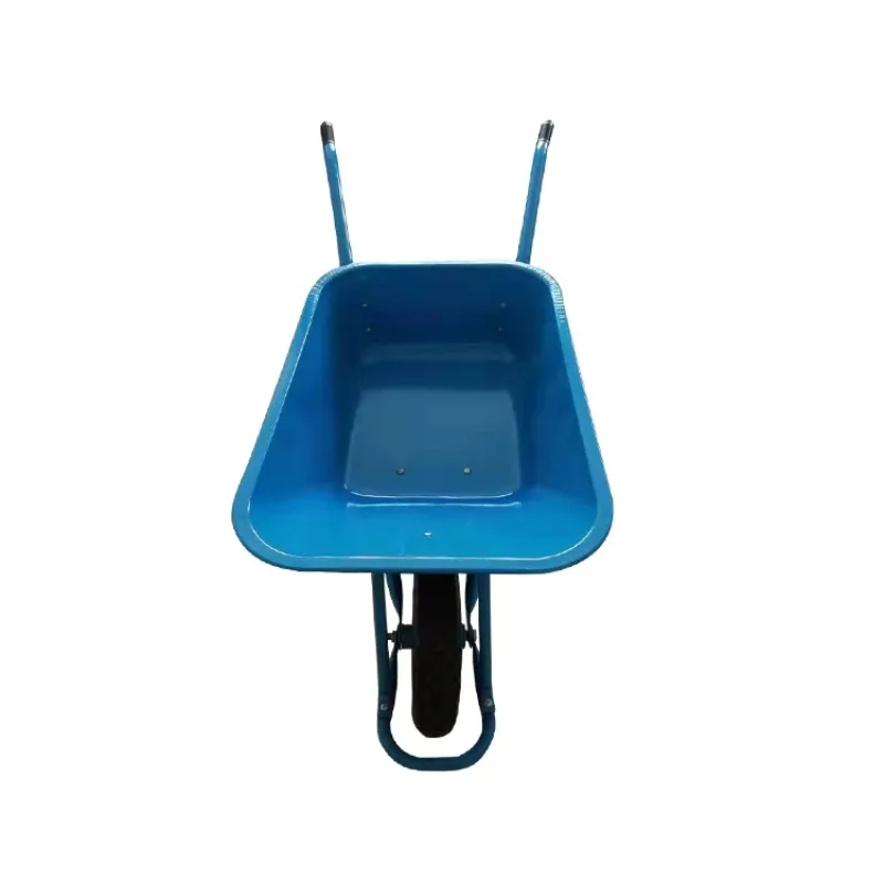 

Heavy construction trolley blue