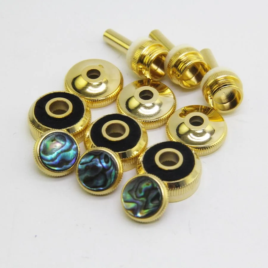 

Gold-Plated Trim Kit for Bach Stradivarius Trumpet - Includes Top/Bottom Caps, Buttons, Linkage