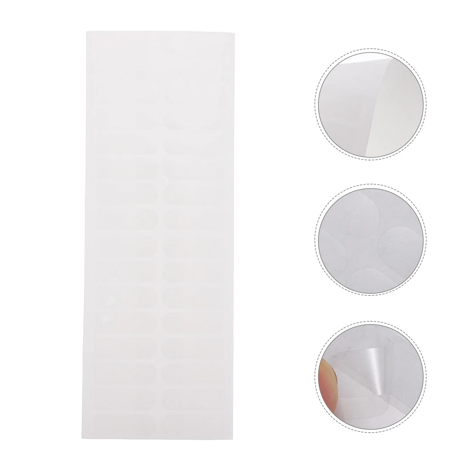 1000 قطعة ملصقات الختم لتعبئة علامات التسمية ذاتية اللصق شفافة ملصقات الختم الزخرفية علبة هدية علامات التعبئة #2