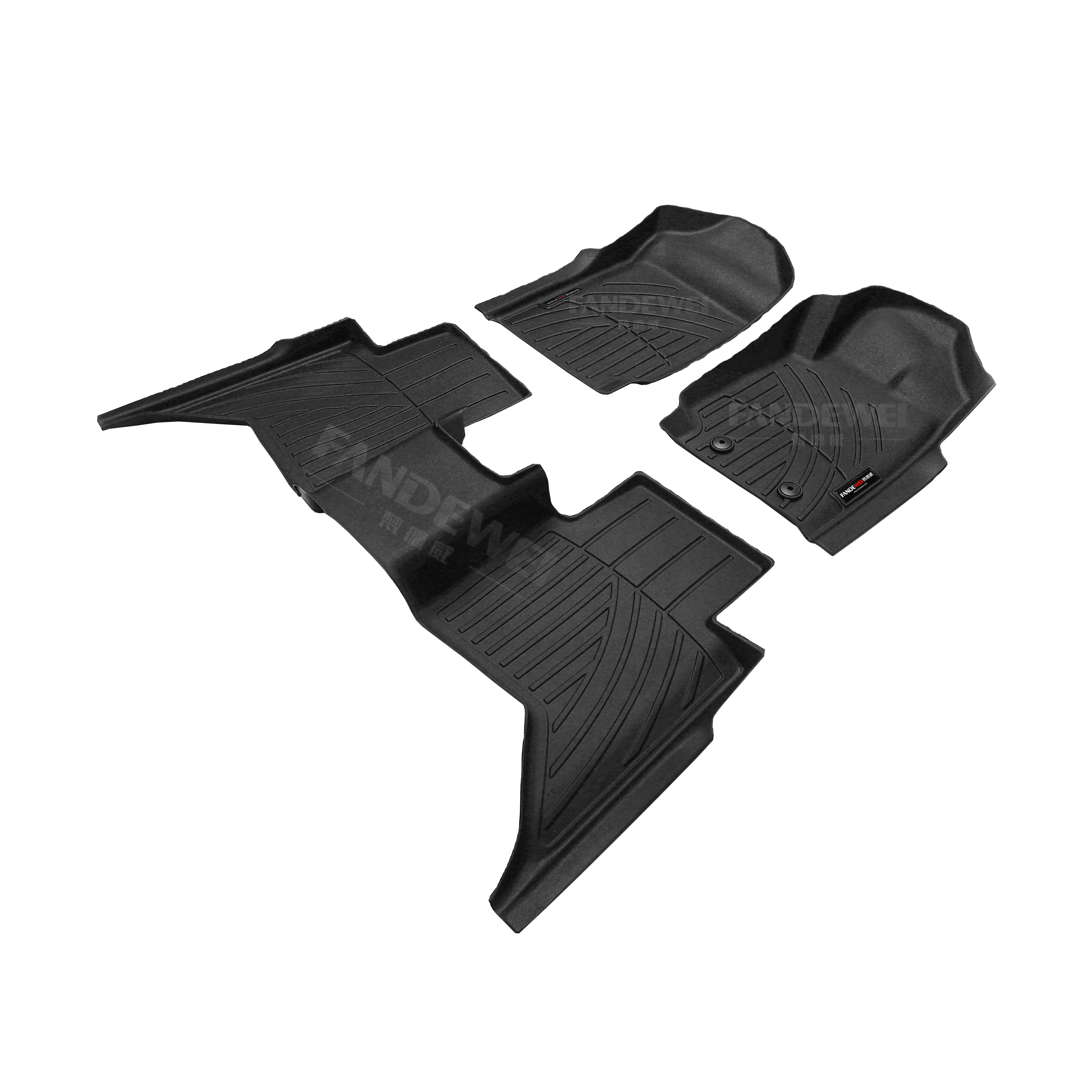 

Водонепроницаемые противоскользящие коврики для FORD RANGER EVEREST ENDEAVOUR ECOSPORT Mahindra XUV500 XUV700 Резиновые автомобильные коврики из ТПВ